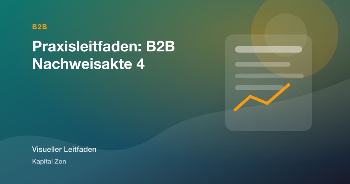 Praxisleitfaden: B2B Nachweisakte 4