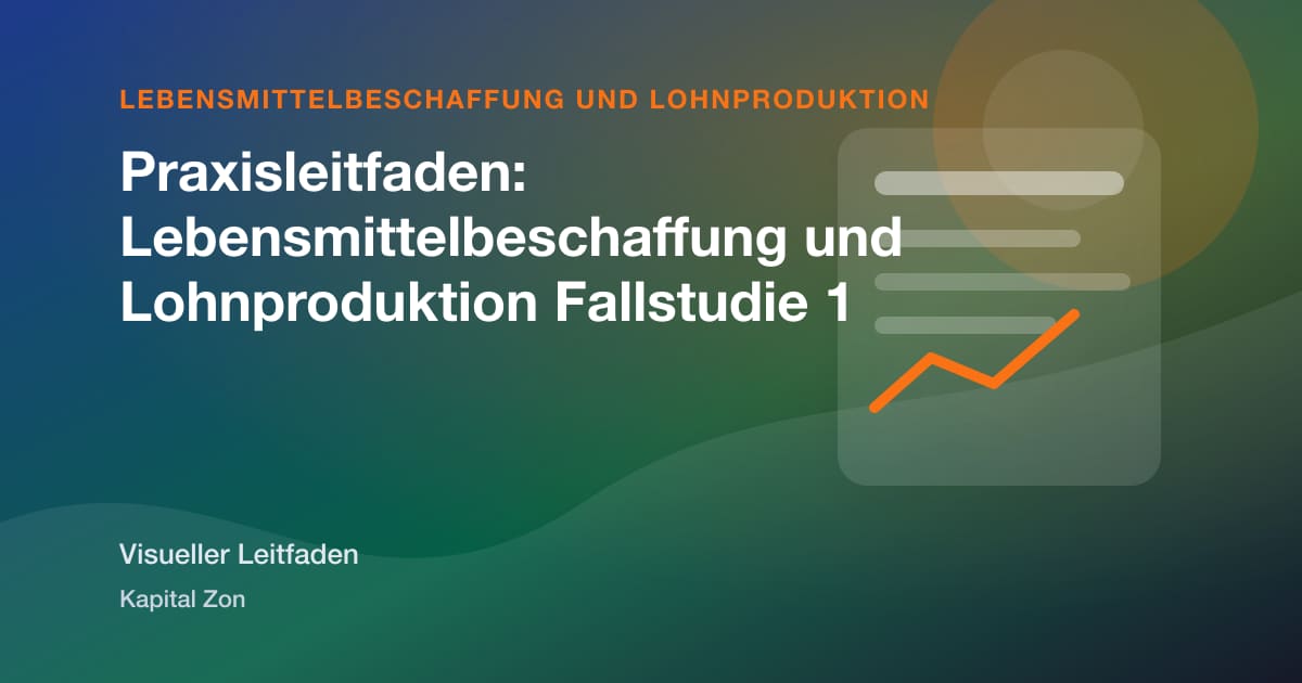 Lebensmittelbeschaffung und Lohnproduktion: Prognose, Vertrag, Produktion, Entscheidung, Team, Kunde