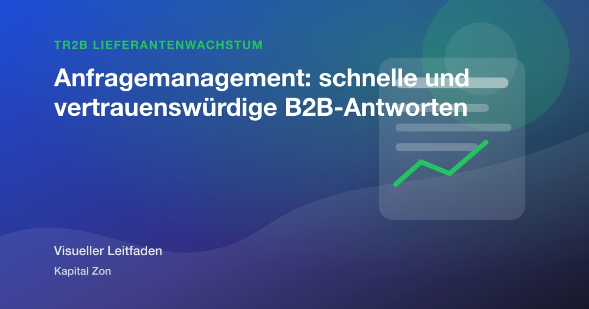 Anfragemanagement: schnelle und vertrauenswürdige B2B-Antworten