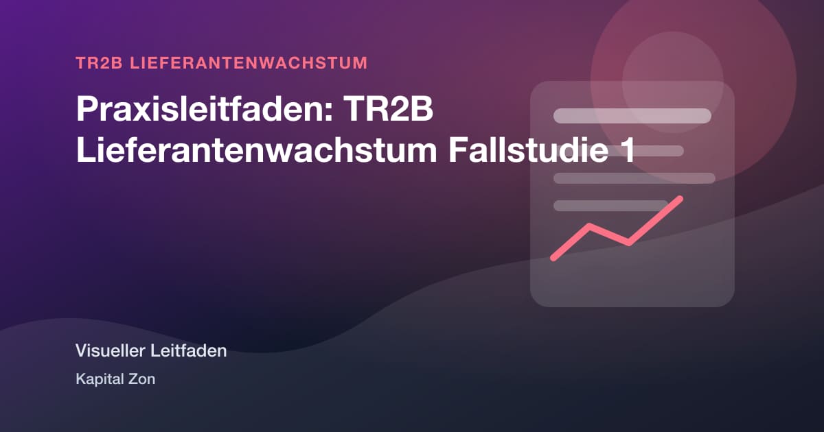 TR2B Lieferantenwachstum: Lieferant, Einkäufer, Vertrauen, Entscheidung, Team, Kunde