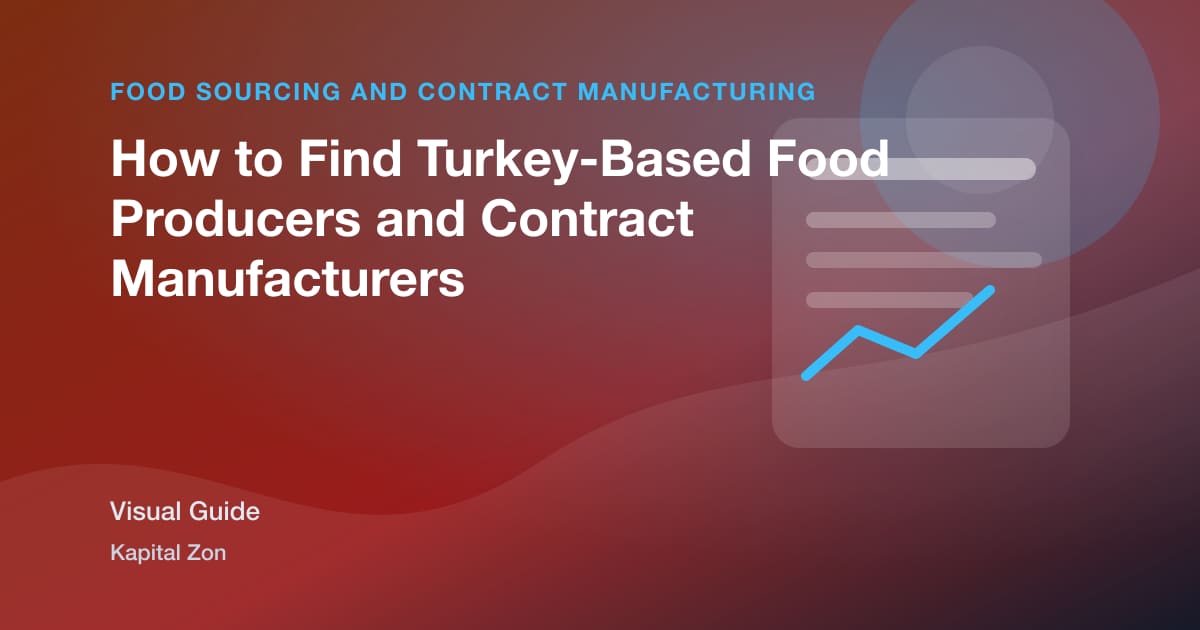 How to Find Turkey-Based Food Producers and Contract Manufacturers
