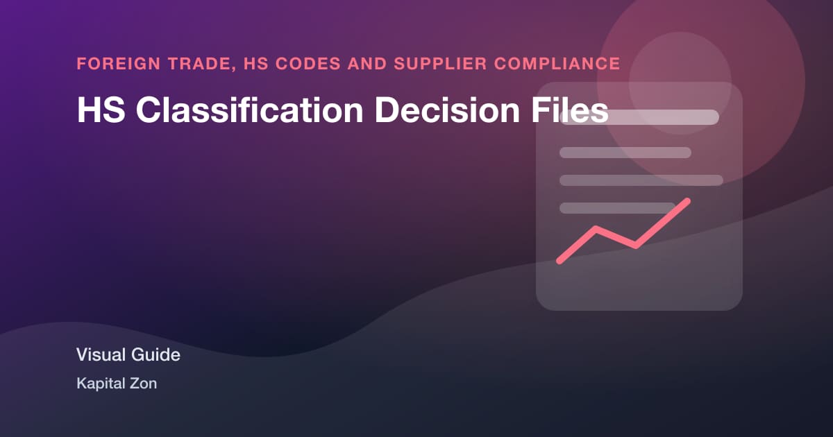 HS Classification Decision Files