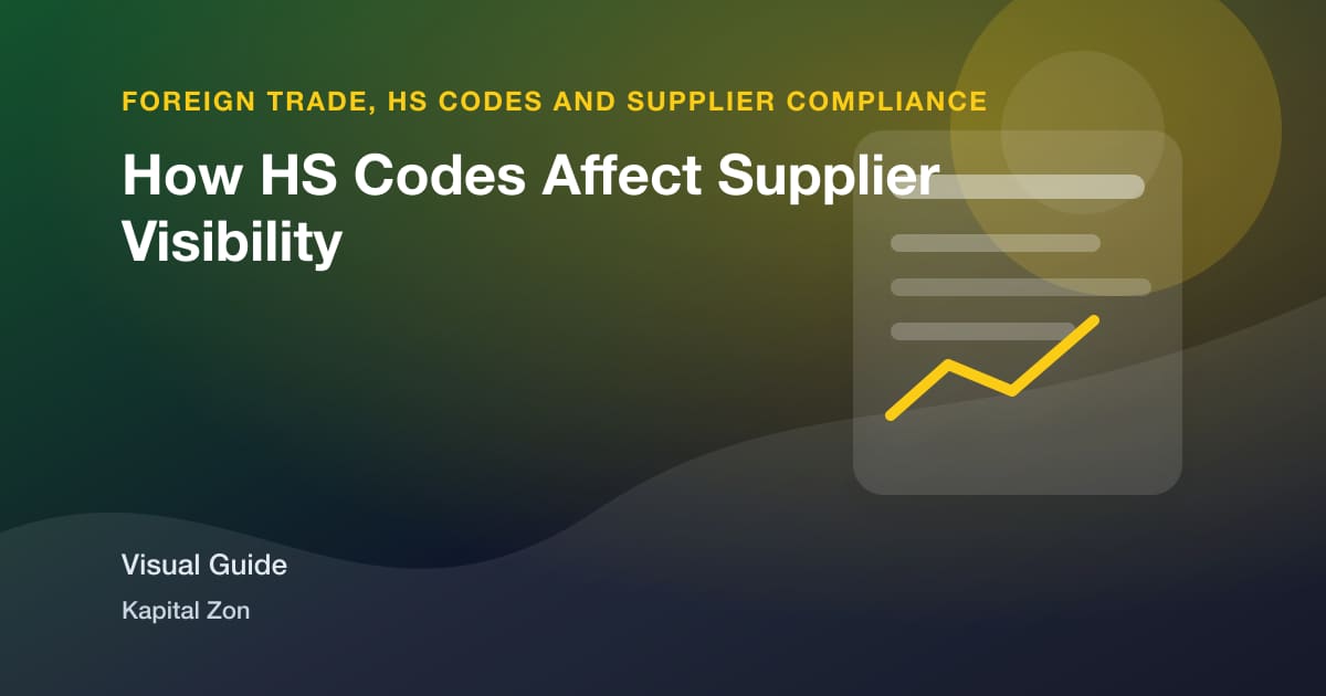 How HS Codes Affect Supplier Visibility