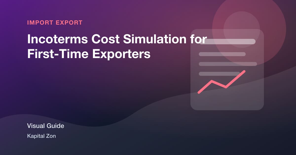 Incoterms Cost Simulation for First-Time Exporters