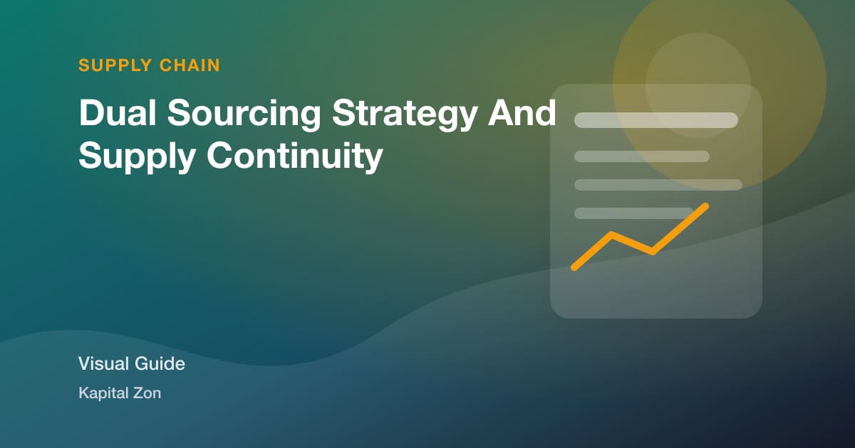 Dual Sourcing Strategy And Supply Continuity