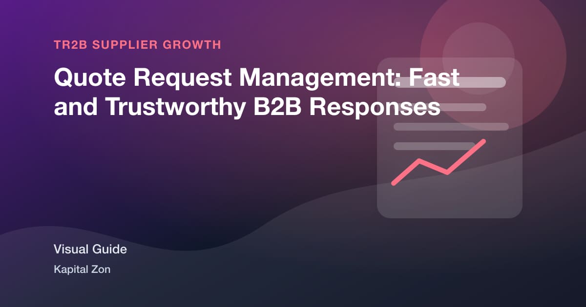 Quote Request Management: Fast and Trustworthy B2B Responses