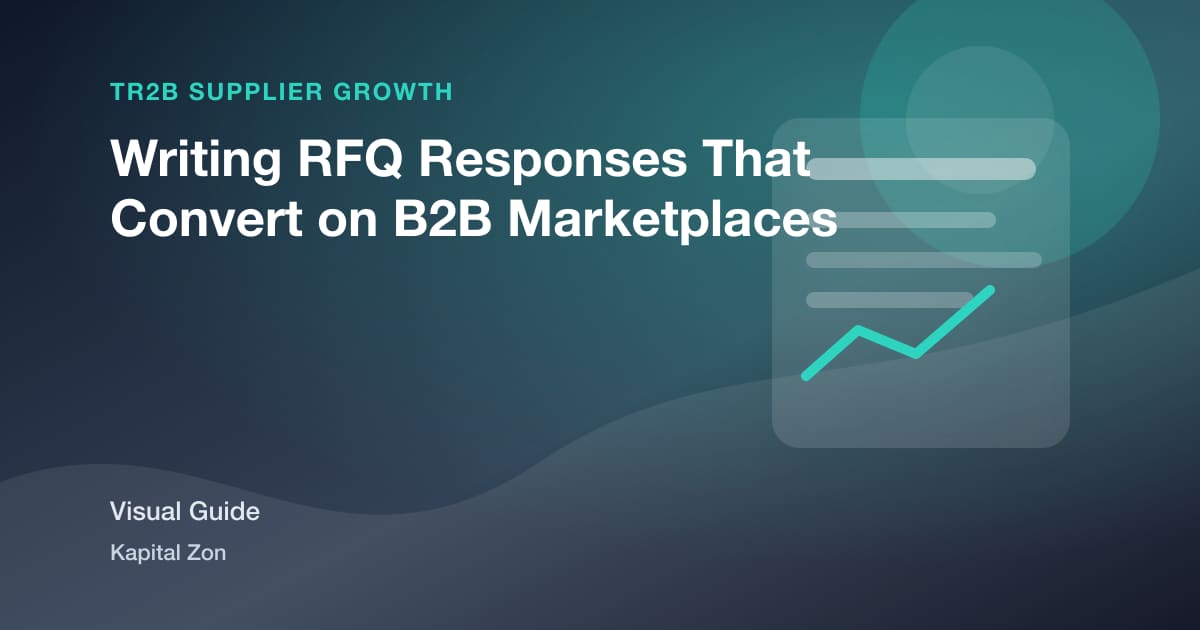 Writing RFQ Responses That Convert on B2B Marketplaces