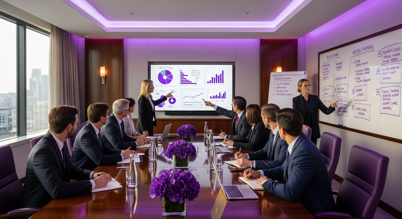 Strategic Planning Process - Business strategy visualization