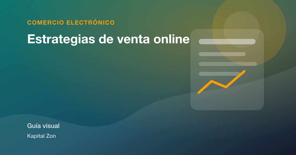 Resumen visual de Estrategias de venta online