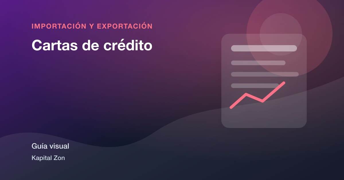 Resumen visual de Cartas de crédito