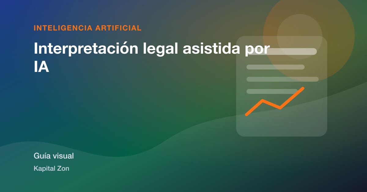 Resumen visual de Interpretación legal asistida por IA