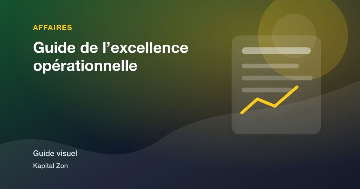 Guide de l’excellence opérationnelle