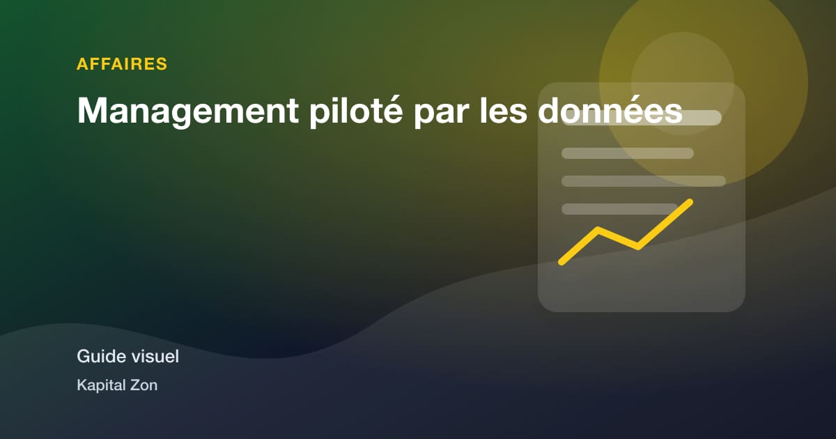 Management piloté par les données