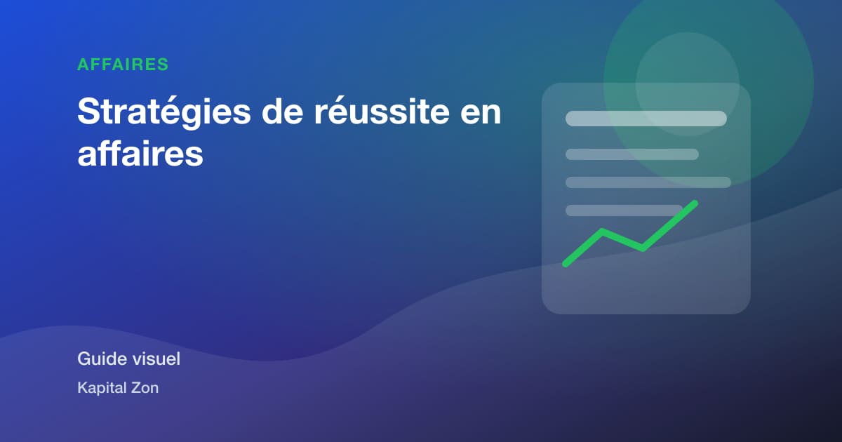 Stratégies de réussite en affaires