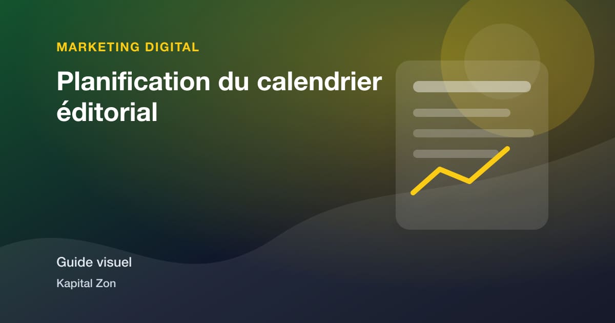 Planification du calendrier éditorial