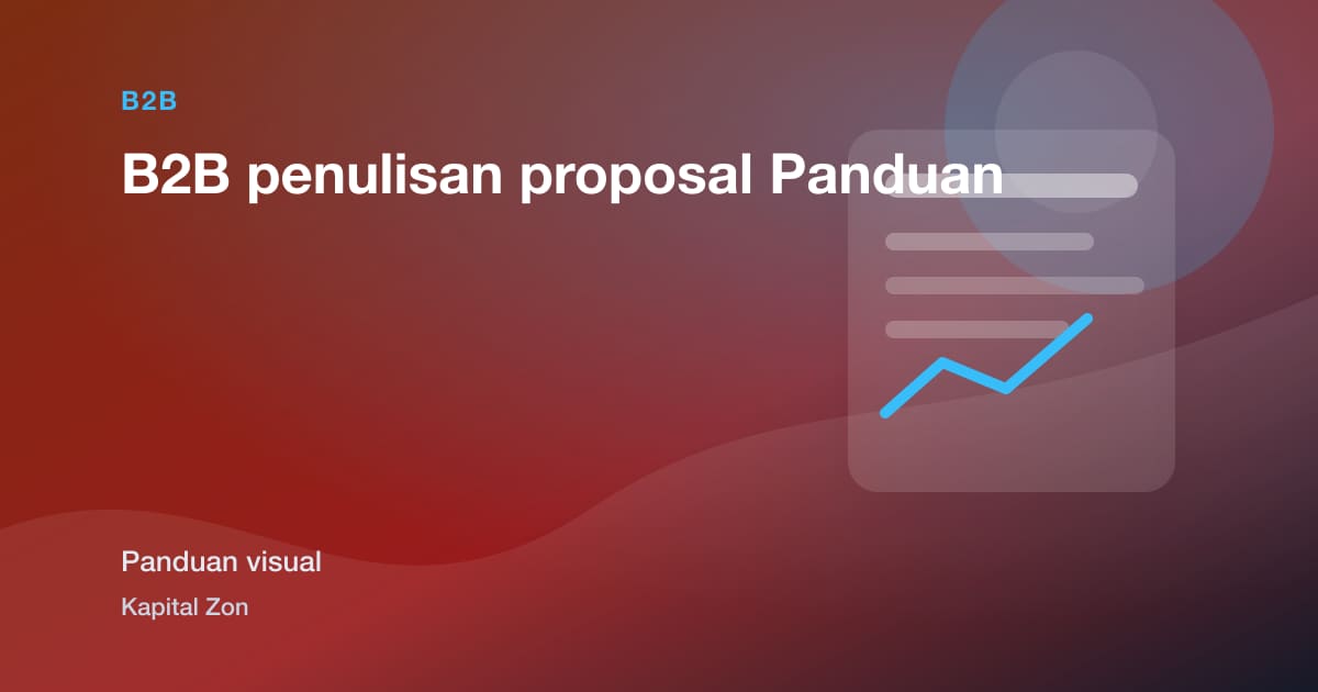 Ringkasan visual untuk B2B penulisan proposal Panduan