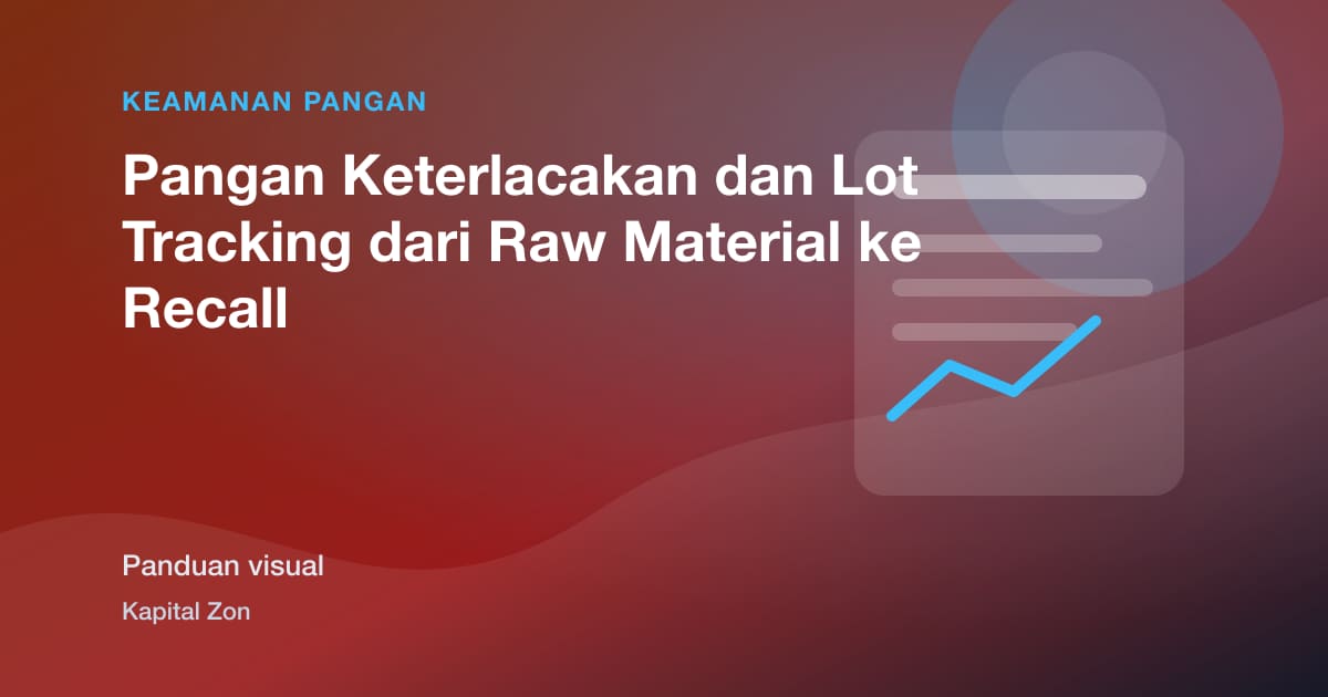 Pangan Keterlacakan dan Lot Tracking dari Raw Material ke Recall