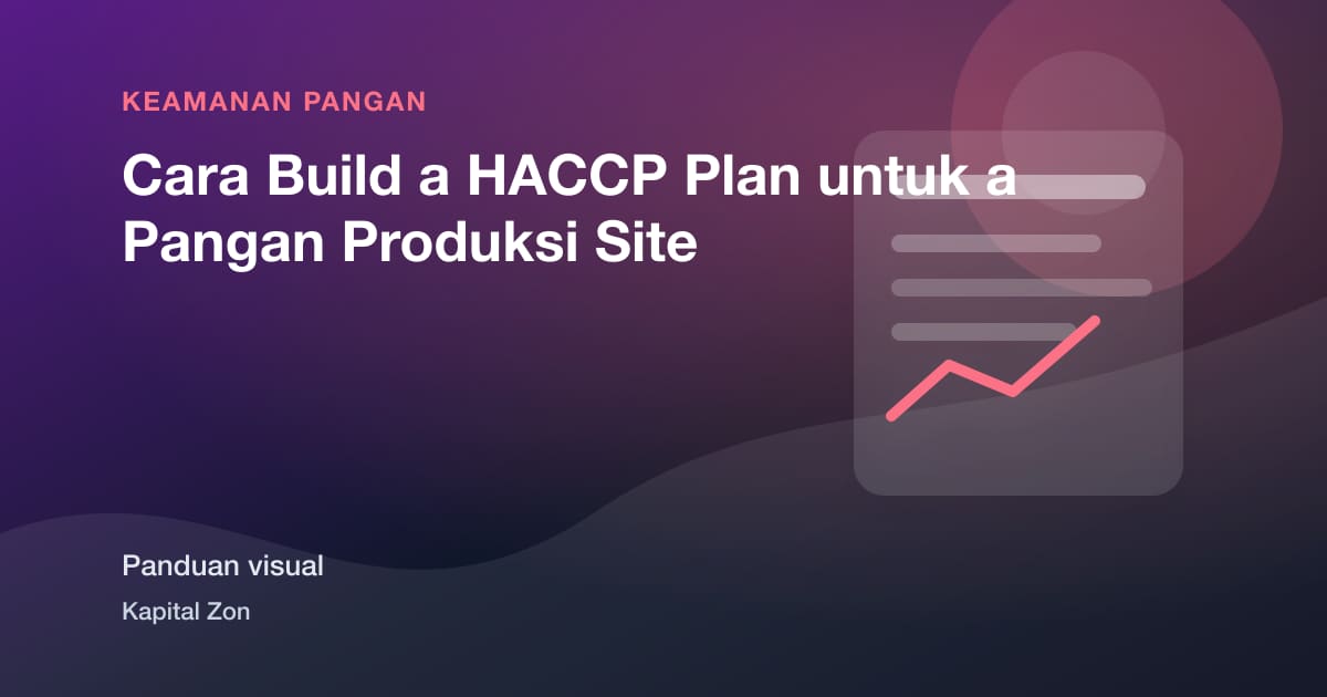 Cara Build a HACCP Plan untuk a Pangan Produksi Site
