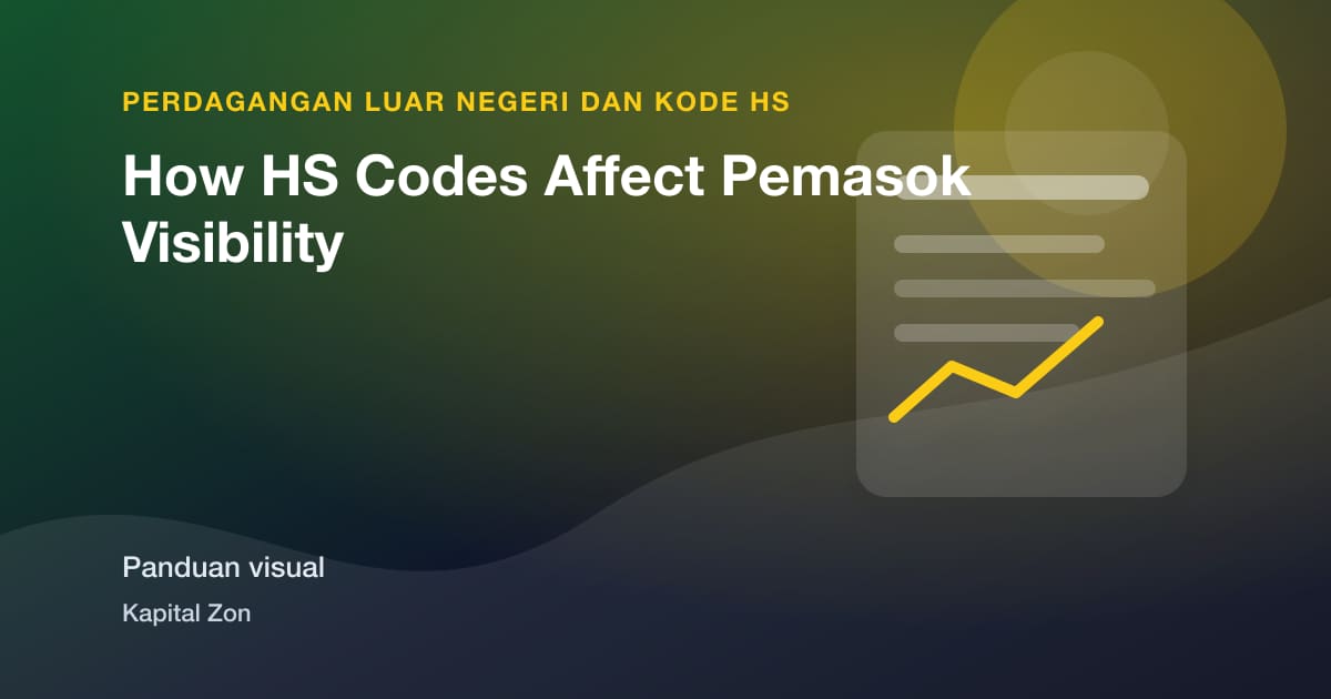 How HS Codes Affect Pemasok Visibility