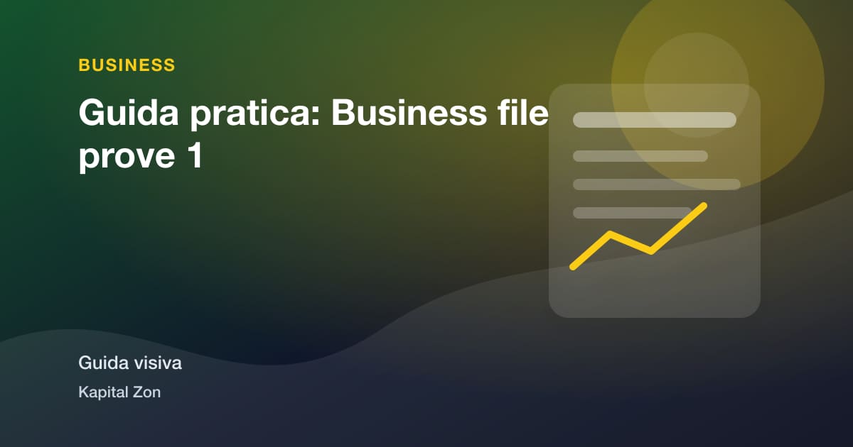 Guida pratica: Business file prove 1