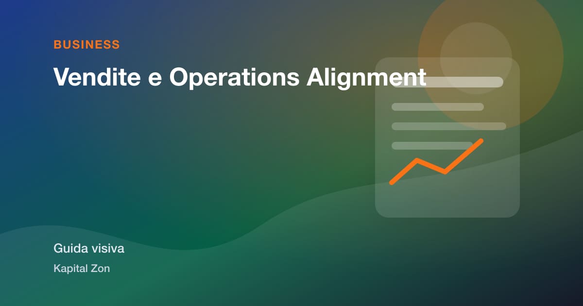 Sintesi visiva di Vendite e Operations Alignment