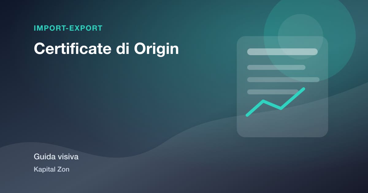 Certificate di Origin
