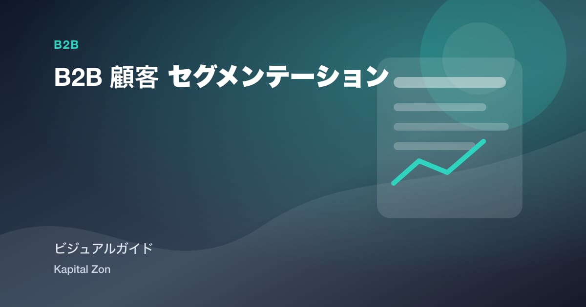 B2B 顧客 セグメンテーション