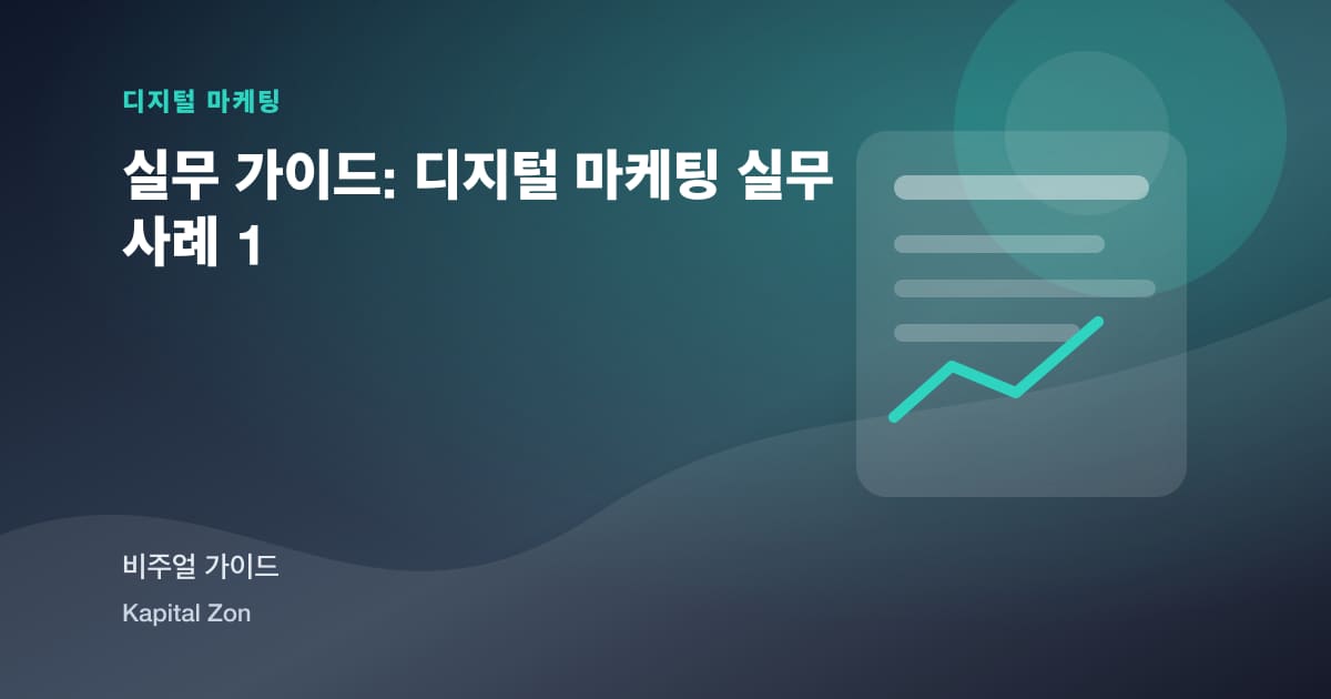 Search Intent Mapping 위한 B2B Content Teams