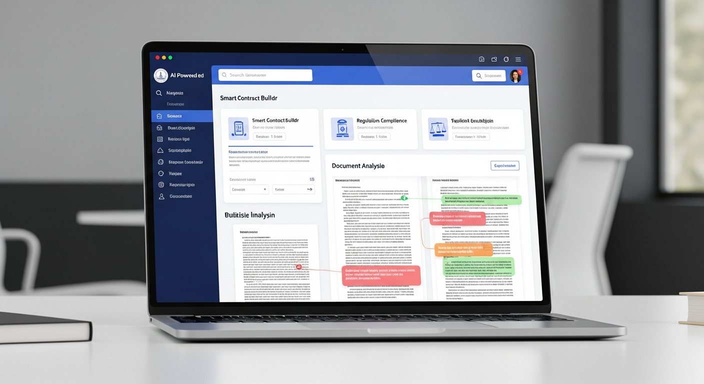 TR2B LexAI yapay zeka destekli mevzuat analiz platformu arayüzü