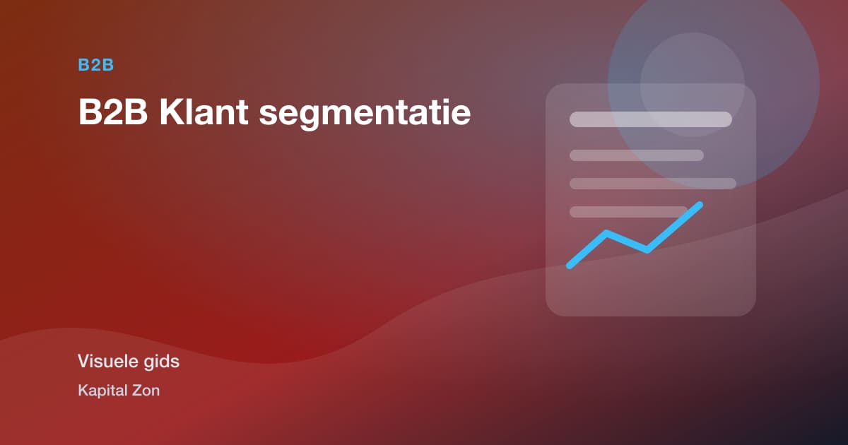 B2B Klant segmentatie