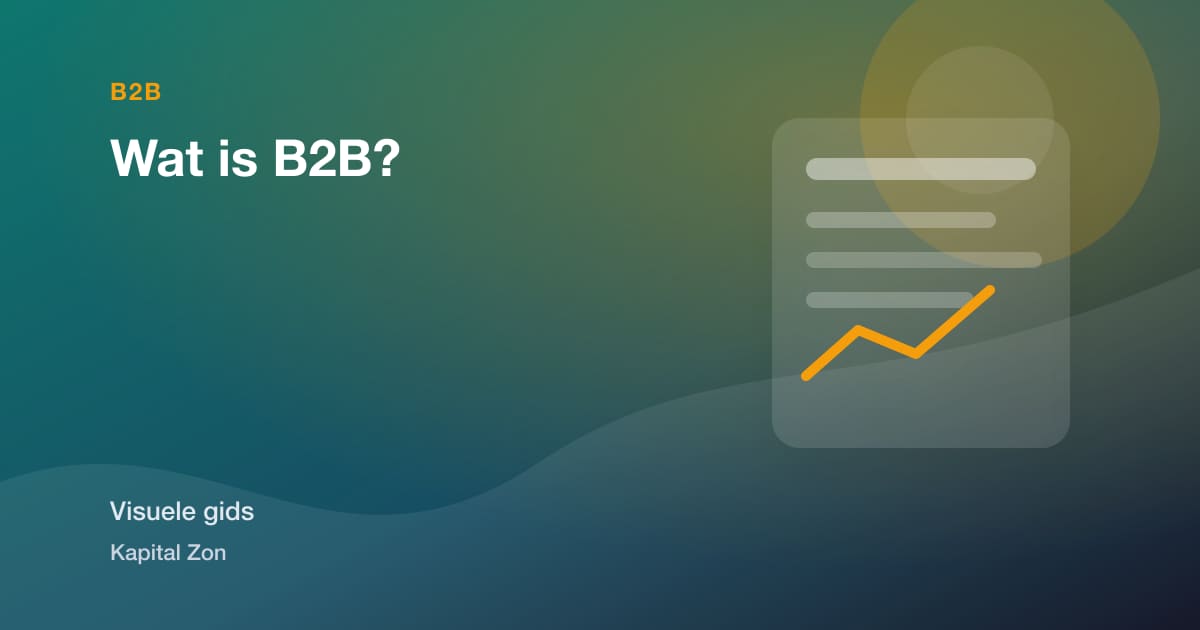 Wat is B2B?