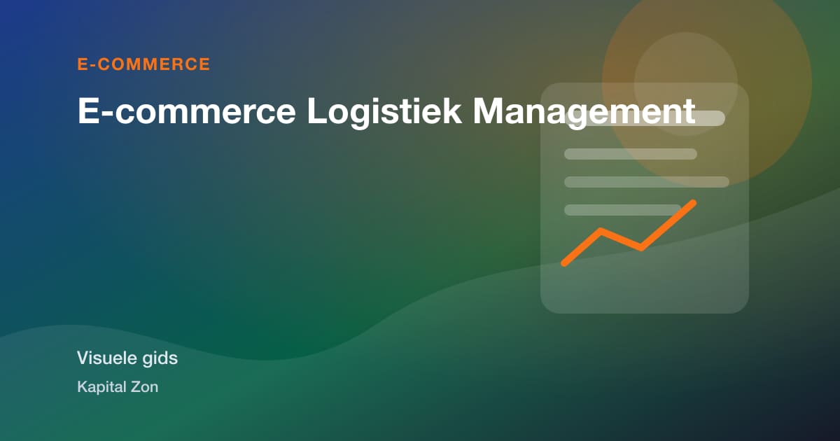 Visuele samenvatting van E-commerce Logistiek Management
