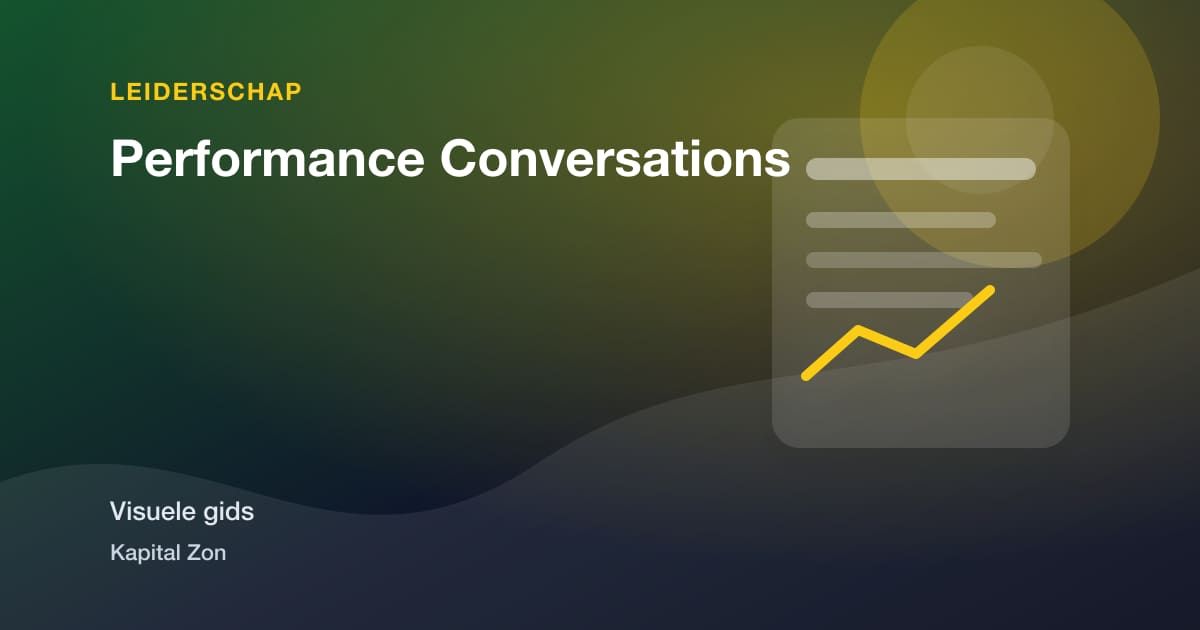 Visuele samenvatting van Performance Conversations