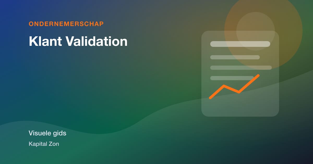 Visuele samenvatting van Klant Validation