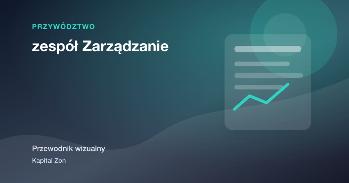 Wizualne podsumowanie: zespół Zarządzanie