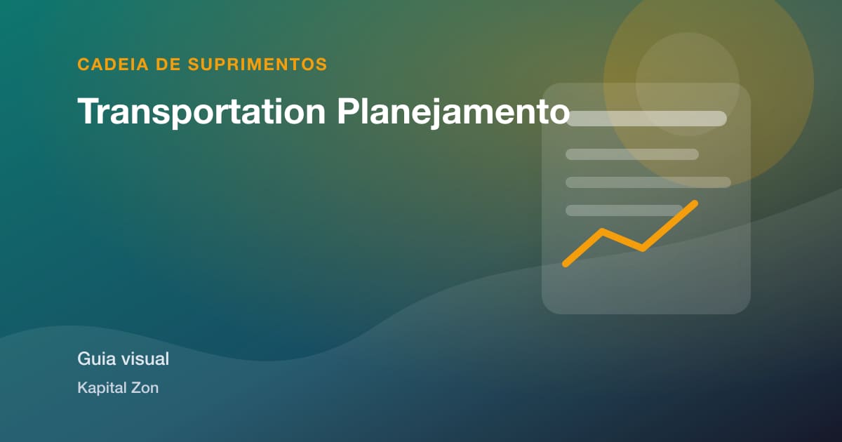 Resumo visual de Transportation Planejamento