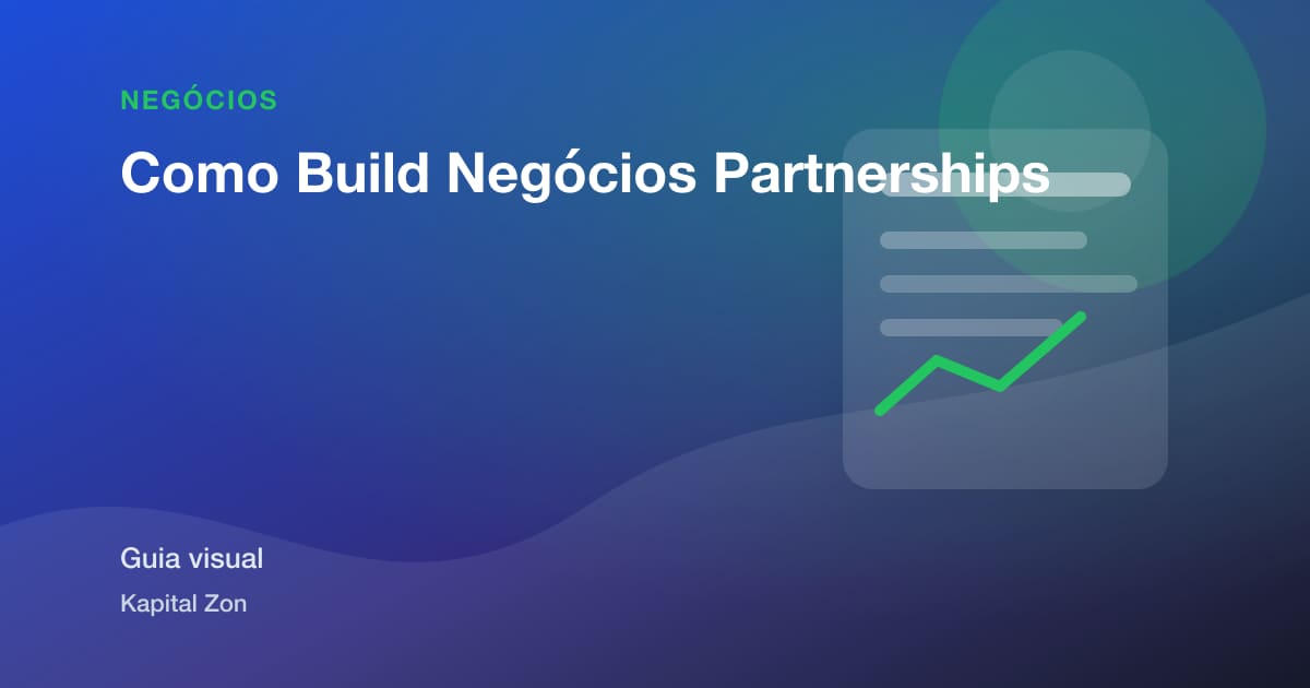Resumo visual de Como Build Negócios Partnerships