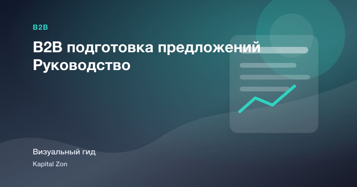 Визуальное резюме: B2B подготовка предложений Руководство