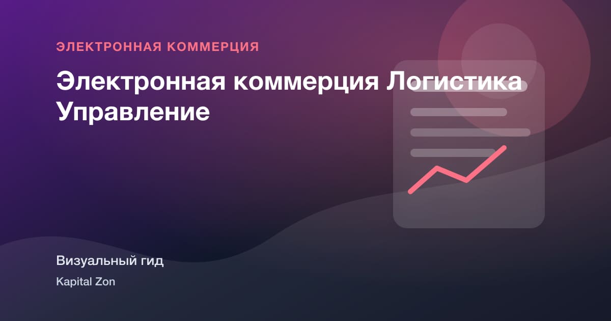 Электронная коммерция Логистика Управление