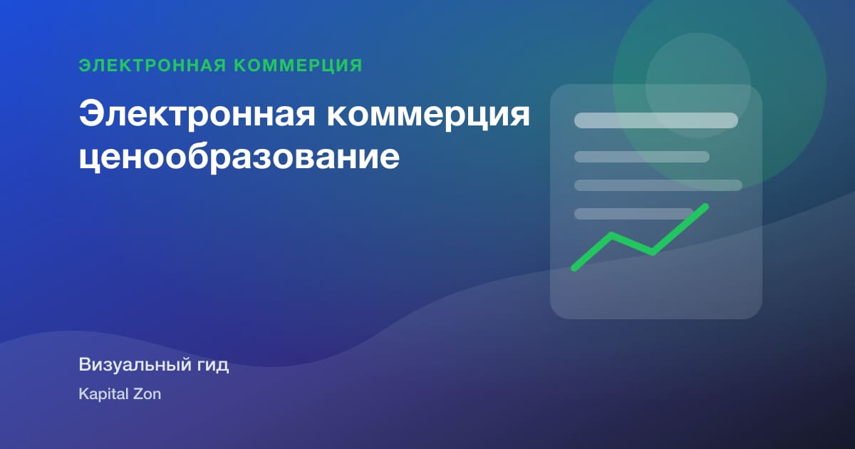 Визуальное резюме: Электронная коммерция ценообразование