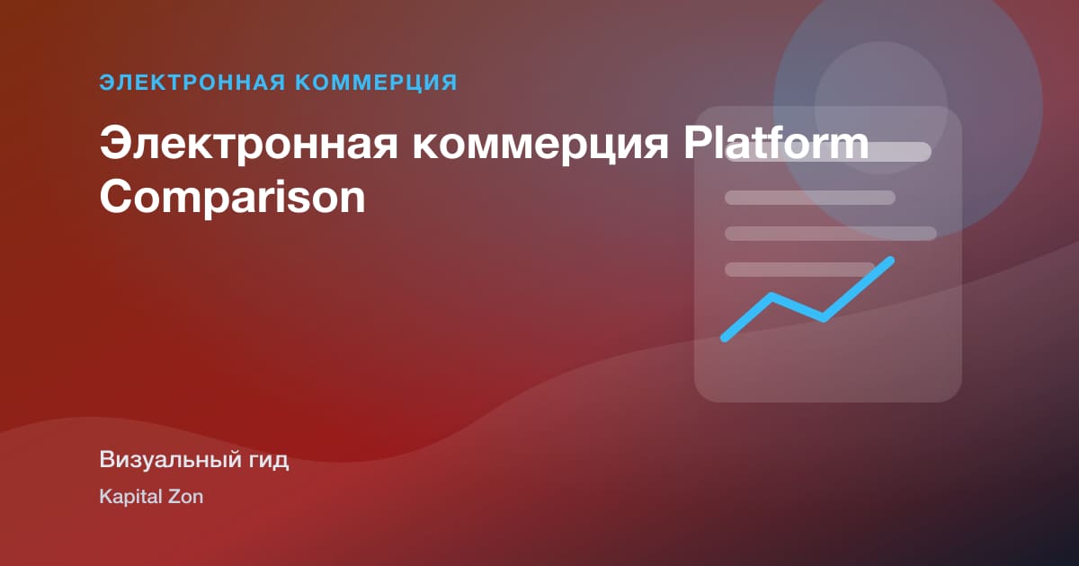 Визуальное резюме: Электронная коммерция Platform Comparison