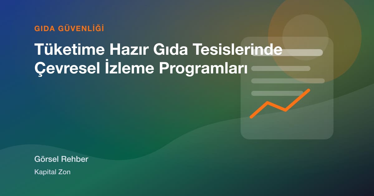 Tüketime Hazır Gıda Tesislerinde Çevresel İzleme Programları