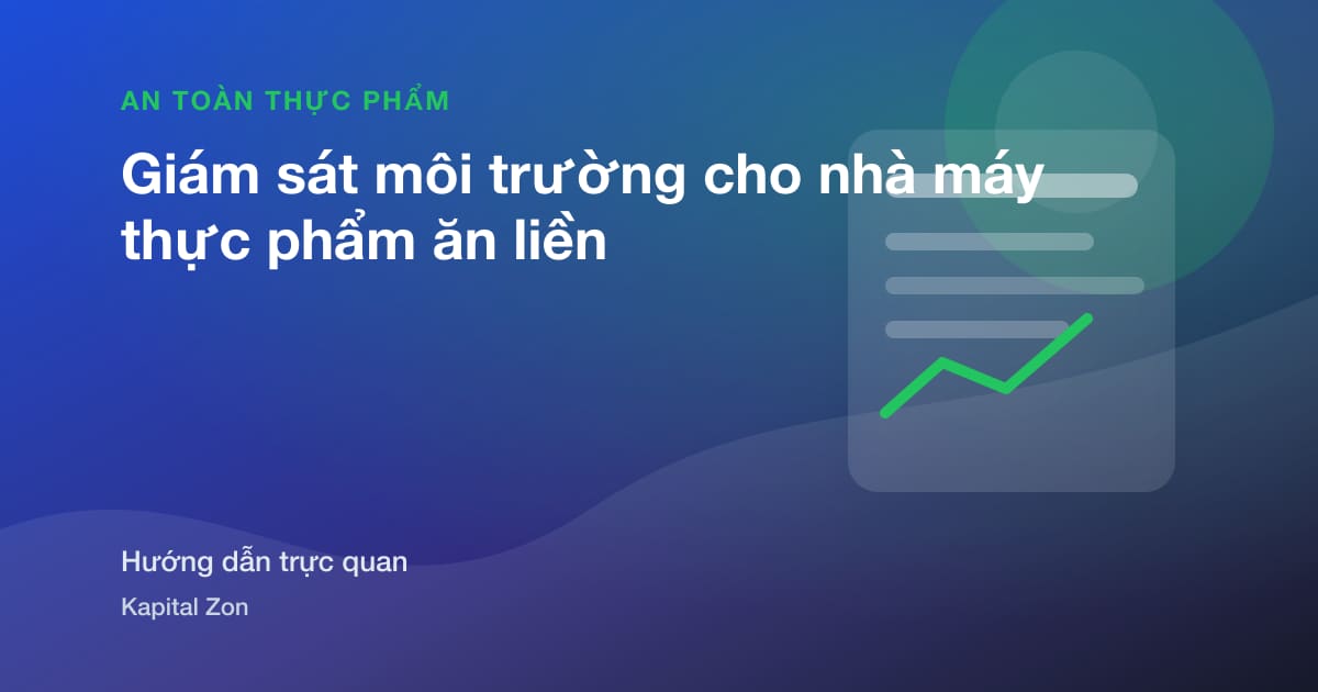 Environmental Monitoring Programs cho Ready-đến-Eat Thực phẩm Facilities
