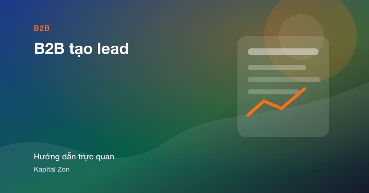Tóm tắt trực quan cho B2B tạo lead