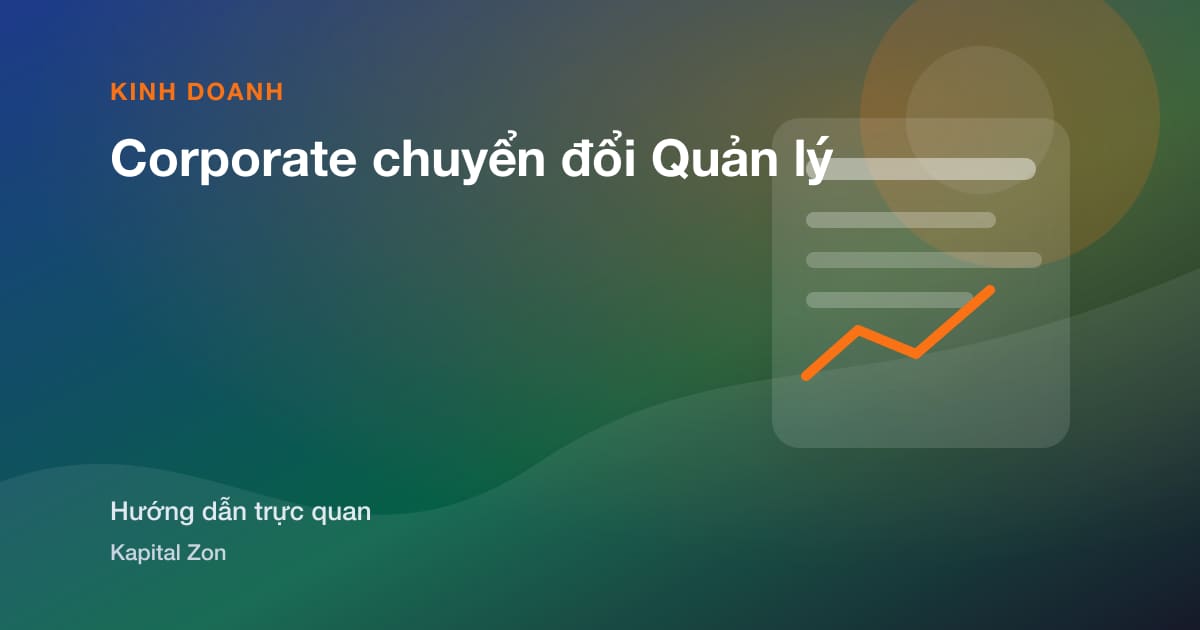 Tóm tắt trực quan cho Corporate chuyển đổi Quản lý