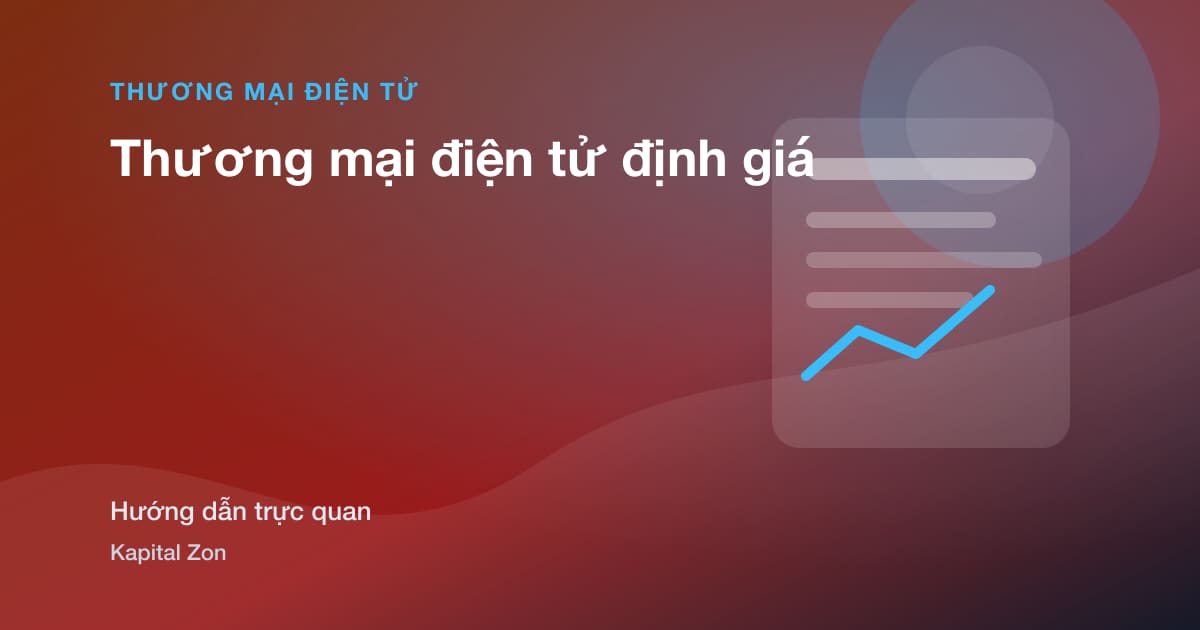 Tóm tắt trực quan cho Thương mại điện tử định giá