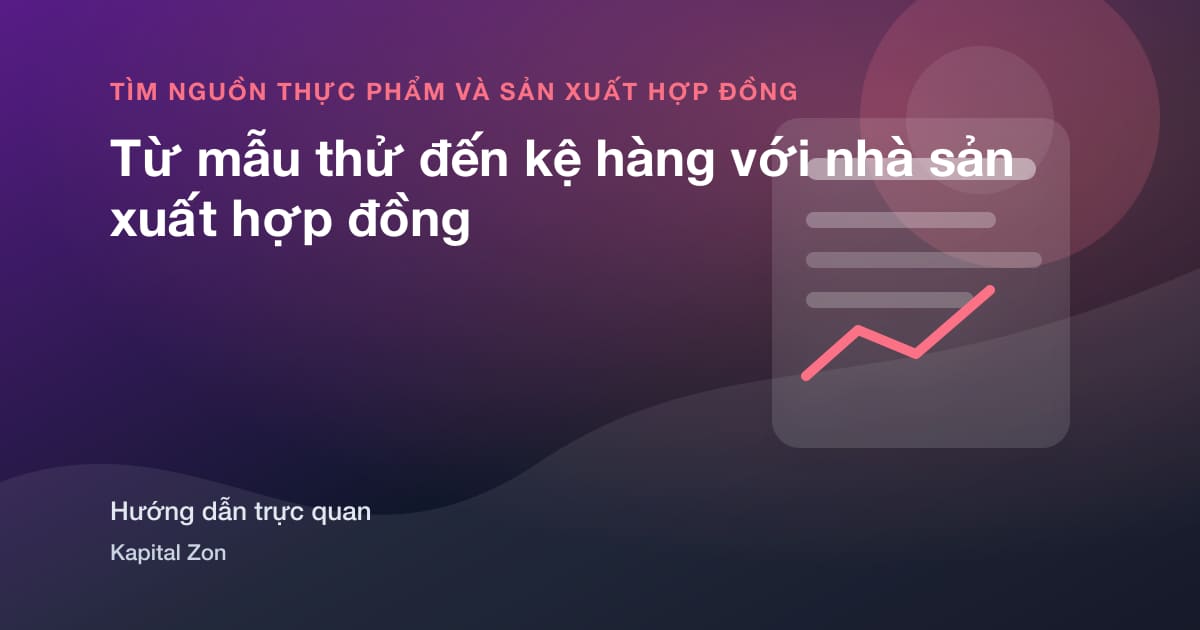 từ Sample đến Shelf: Managing Trials with a Contract Thực phẩm Manufacturer