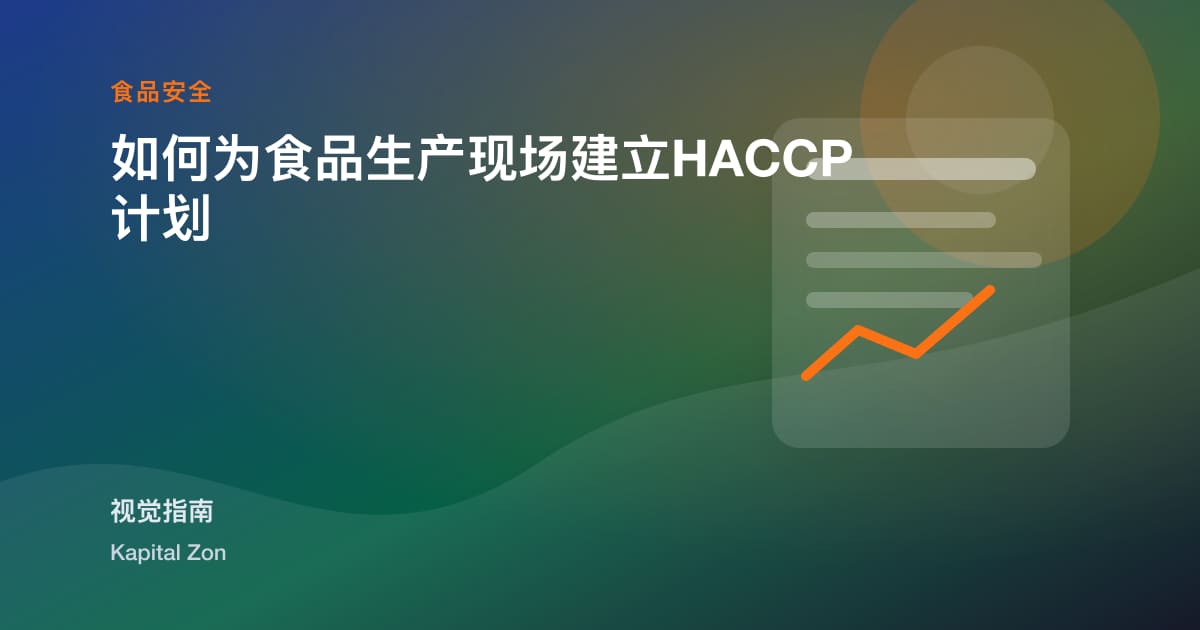 如何为食品生产现场建立HACCP计划